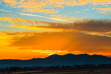 Obraz premium Beautiful sunset