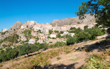 Fototapeta na wymiar Speloncato, village de Balagne, Haute-Corse