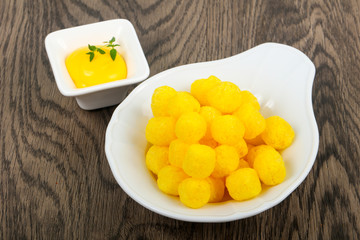 Cheese corn balls