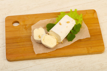 Brie cheese roll