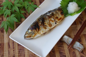 アジの塩焼き・焼き魚
