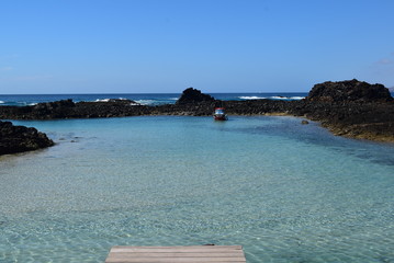 Creek, Fuerteventura, Canary Islands, Spain