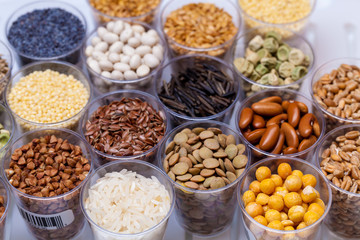 Collection of agricultural seeds