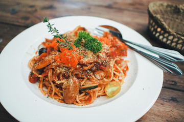 Seafood Spaghetti