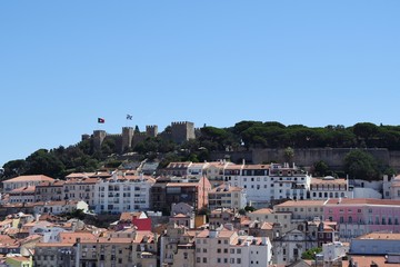 Fototapeta na wymiar Castelo de Sao Jorge in Lisbon, Portugal