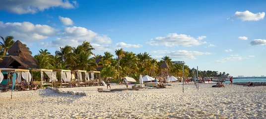 Foto op Plexiglas North Beach of "Isla Mujeres" in Mexico / Caribbean Island with very nice beaches next to Cancun © marako85