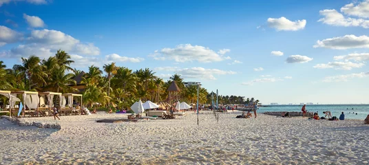 Gordijnen North Beach of "Isla Mujeres" in Mexico / Caribbean Island with very nice beaches next to Cancun © marako85