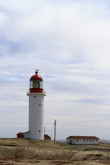 Fototapeta na wymiar Historic Cape Race Lighthouse, Newfoundland and Labrador, Canada