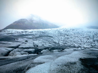 Iceland glacier