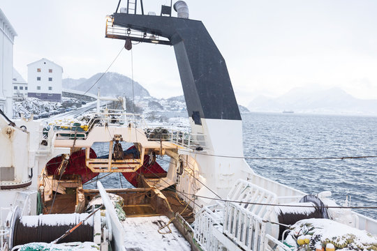 Onboard a Norwegian fishing boat 