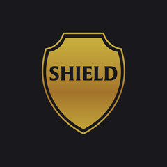 Security, Shield or protect emblem. Vector illustration.
