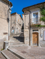 Scenic sight in Villalago, rural village in the province of L'Aquila, Abruzzo, central Italy.
