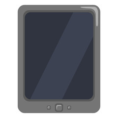 Vector Color Flat Icon - Tablet PC