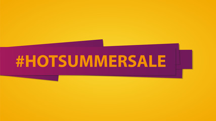 Sale banner. Special price. Discount. Summer sale. Template design with hashtag.