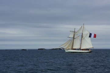 Fototapeta na wymiar Goëlette l'Étoile, Saint Pierre et Miquelon