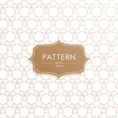 Vector Seamless geometric Pattern Rounded Lines Abstract Background