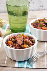 red rice pilaf with chicken