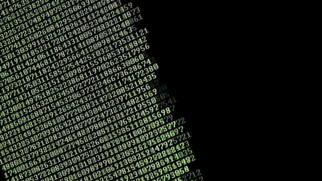 Moving Computer Codes on a monitor 

