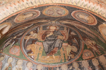 Frescos in Cross Church, Cappadocia