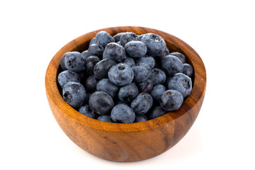 blueberries isolated close up