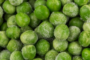 Green frozen peas