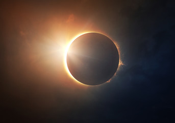 Solar Eclipse - obrazy, fototapety, plakaty