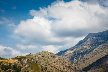Fototapeta premium View of Lasithi Plateau on Crete island, Greece