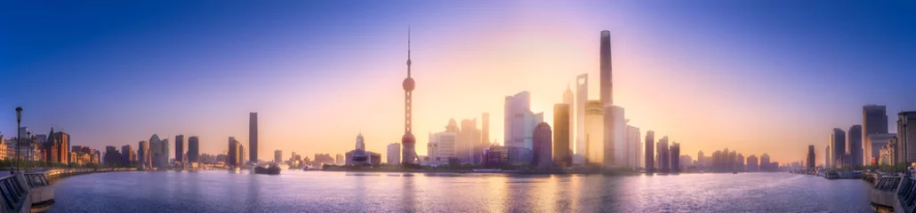 Fotobehang Shanghai skyline cityscape © boule1301
