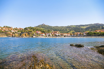 Fototapeta premium View Of Collioure, Languedoc-Roussillon, France, French Catalan Coast