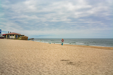 Obraz premium Vieira de Leiria beach in Leiria, Portugal.