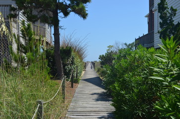 Holden Beach walk to beach