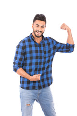 Fototapeta premium Smiling young man