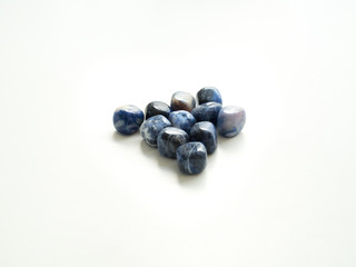 Tumbled jasper stones for crystal therapy treatments and reiki close up