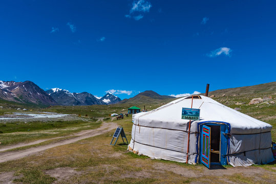 Ger Jurte im Altai Tavan Bogd Nationalpark Mongolei