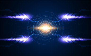 futuristic technology innovation concept  background