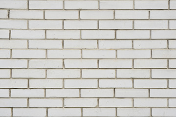 Naklejka premium New clean white grunge brick wall textured surface
