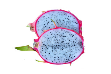 Dragon fruit on a white background