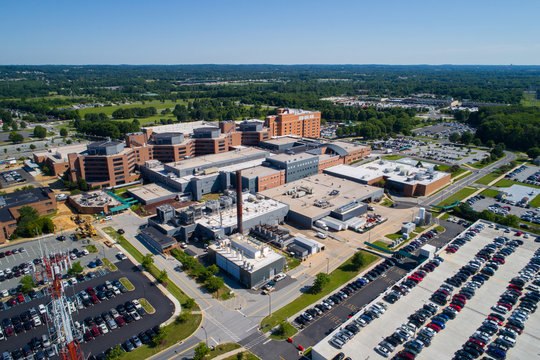 Aerial image of Christiana Hospital Newark DE USA