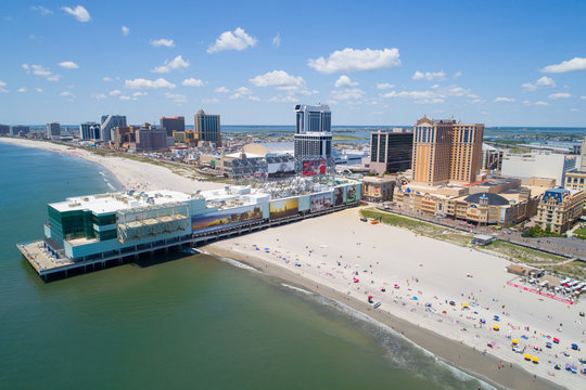 Atlantic City Pier aerial image