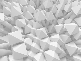 Abstract white 3d background