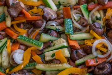 Stir fry vegetables