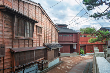 古都金沢　東茶屋街の風景