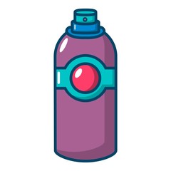 Spray deodorant icon, cartoon style