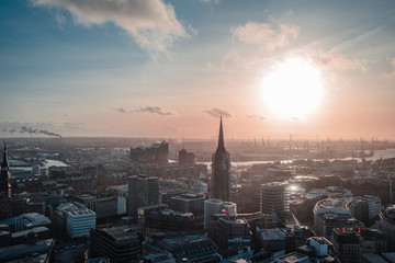 OVer The Roofs of Hamburg