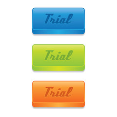 Colorful Trial Buttons