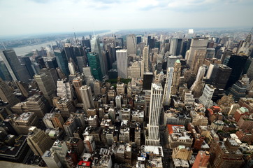 Birds Eye View of New York City