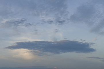 Obraz na płótnie Canvas Clouds with light of sunset