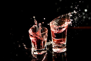 Fototapeta na wymiar A drink or beverage is a liquid intended for human consumption. In addition to their basic function of satisfying thirst, drinks play important roles in human culture