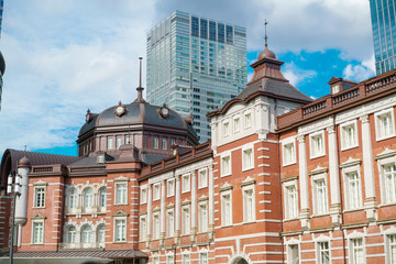 Obraz premium 東京駅・丸の内駅舎