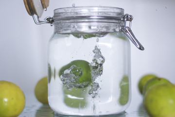 Lemon drop in the bottle water. 
